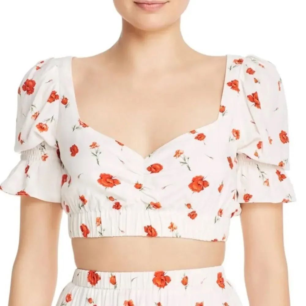 Charlie Holiday Valentine Floral Cropped Top Women’s 2